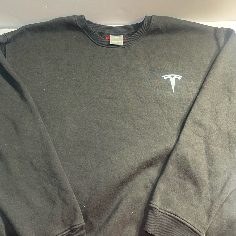 Tesla Mens Black Sweater